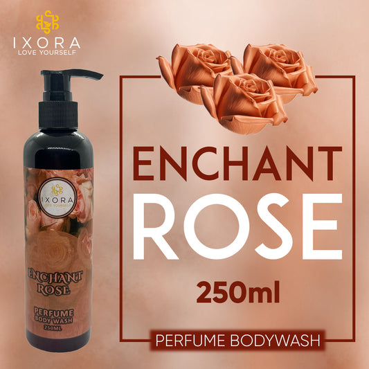 Enchant Rose Perfume Body Wash 250ml -Ixora